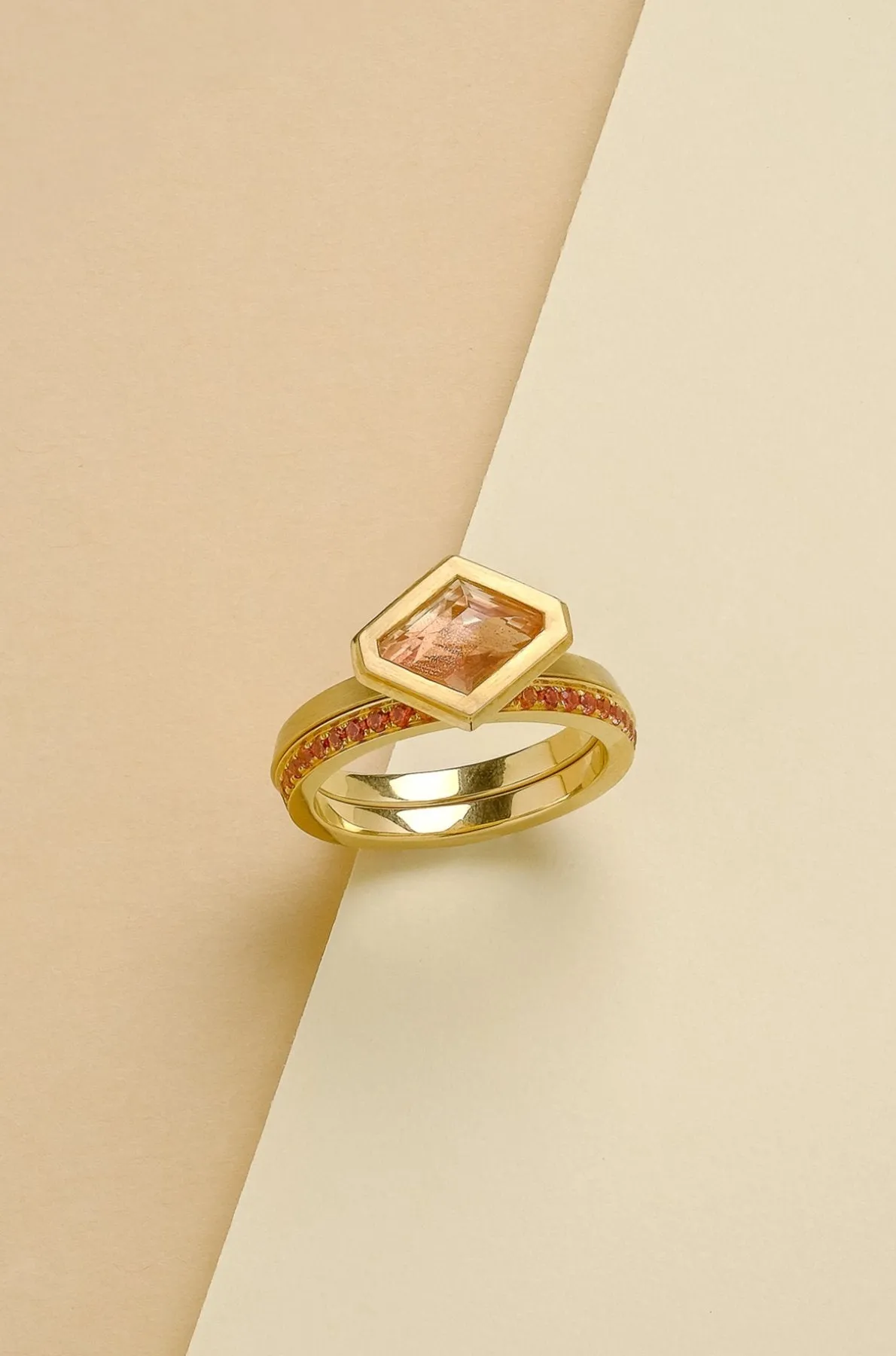 Rachel Yeung - Oregon Sunstone Ring