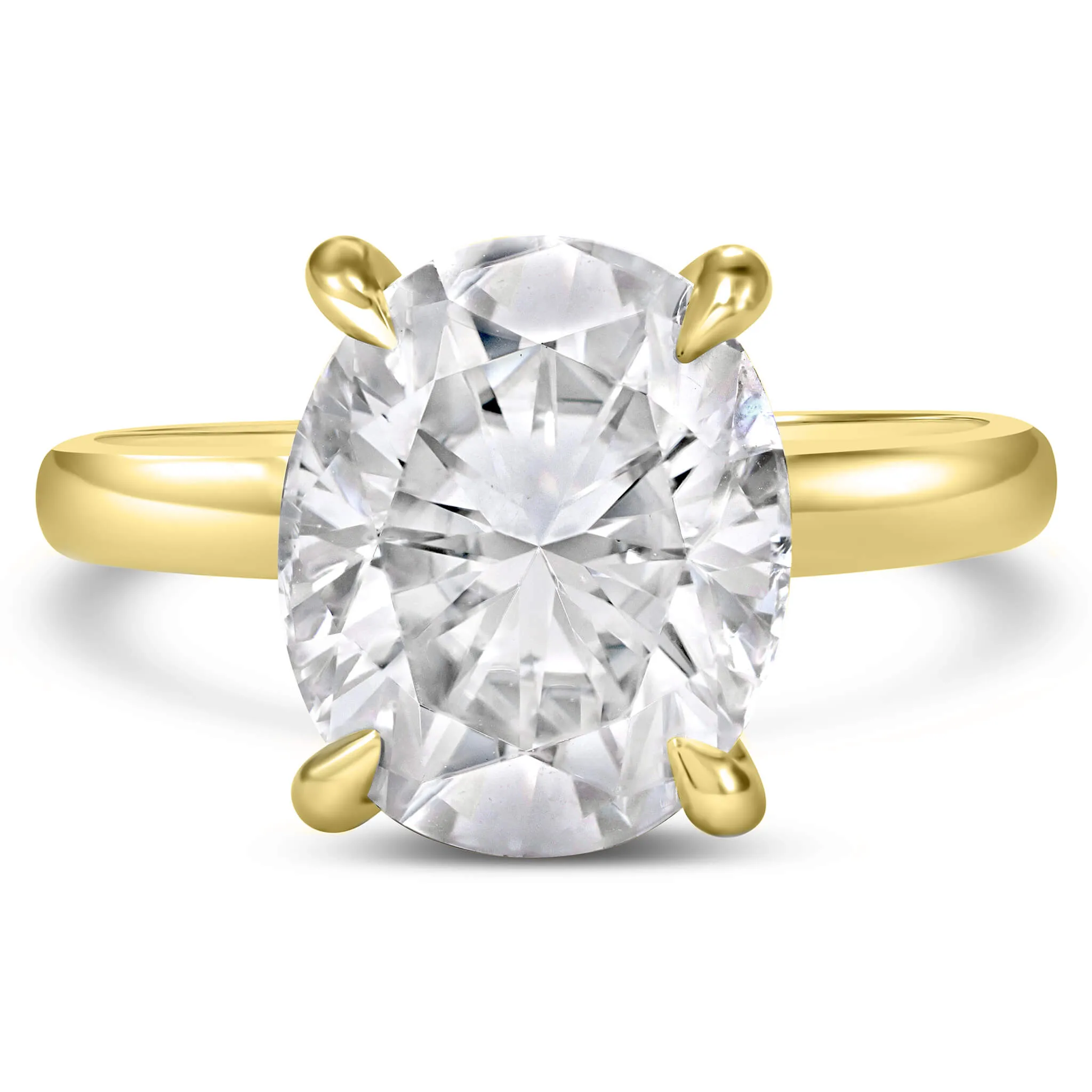 Rose | Oval Moissanite Engagement Ring