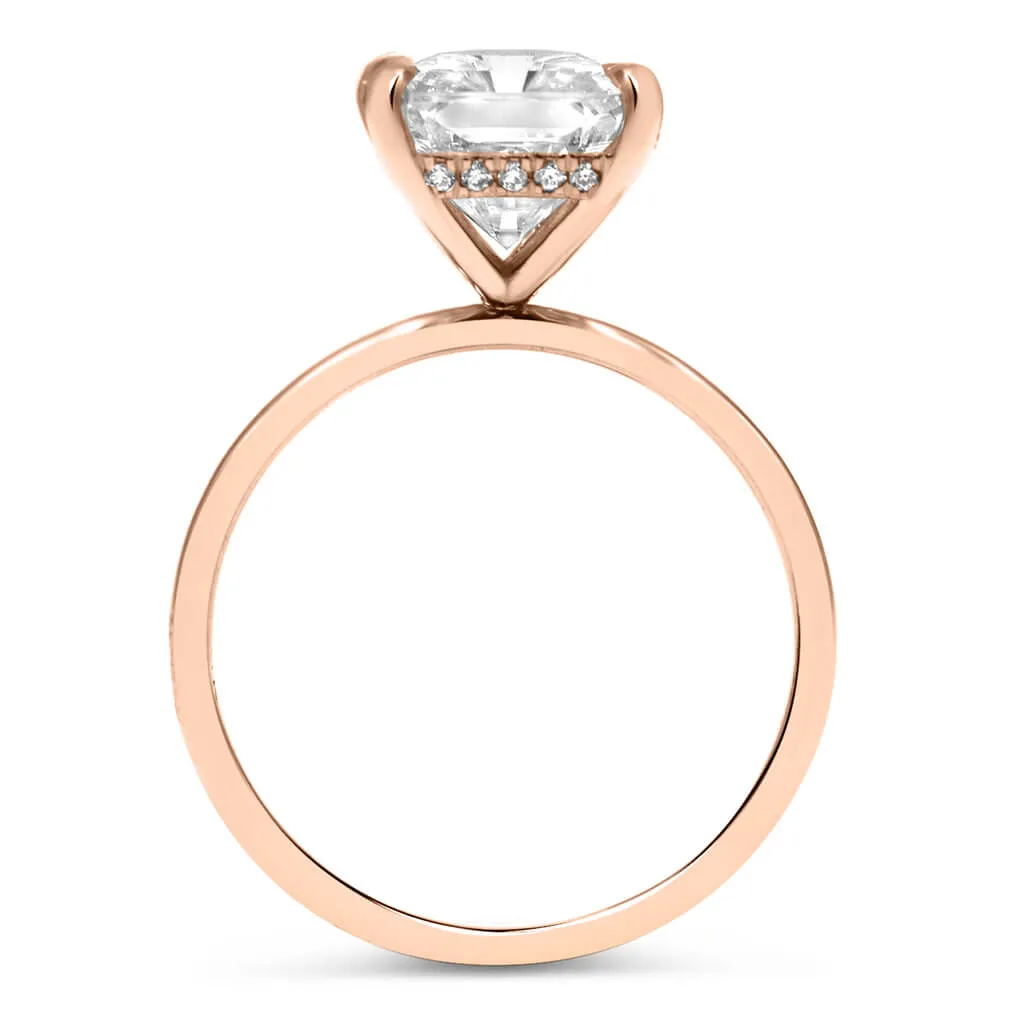 Rose | Pear Moissanite Engagement Ring