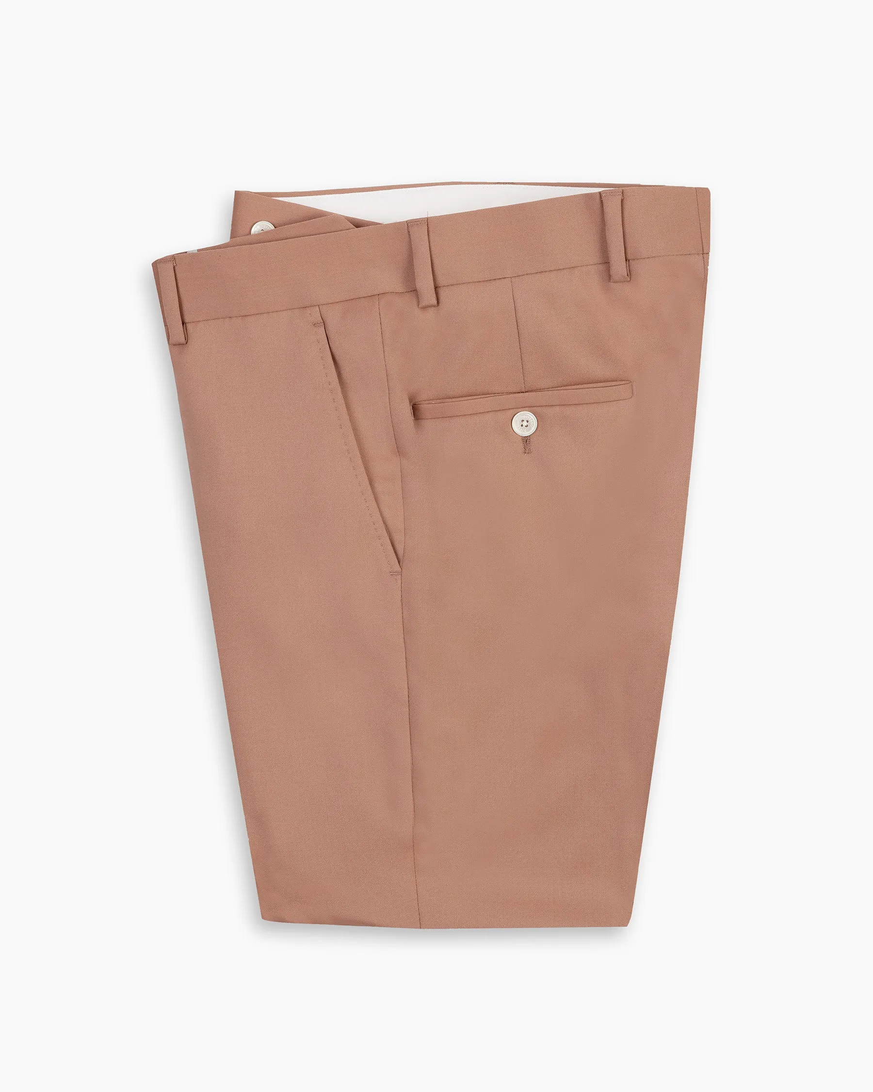 Salmon Flat Front Pant