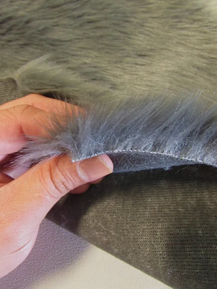 Short Shag Faux Fur Fabric / Lavender / Sold By The Yard (Closeout)