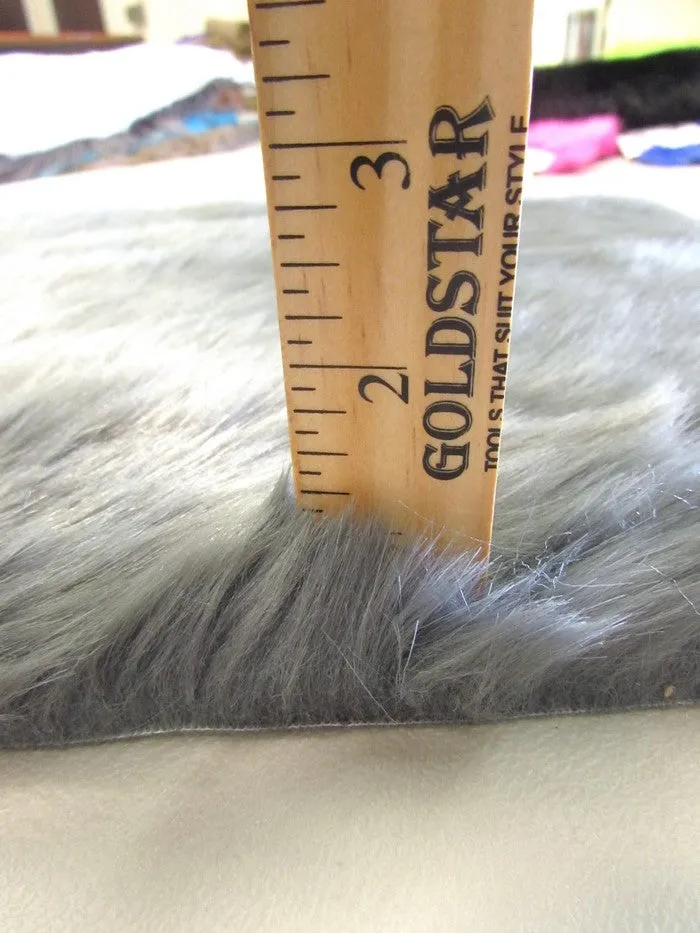 Short Shag Faux Fur Fabric / Lavender / Sold By The Yard (Closeout)