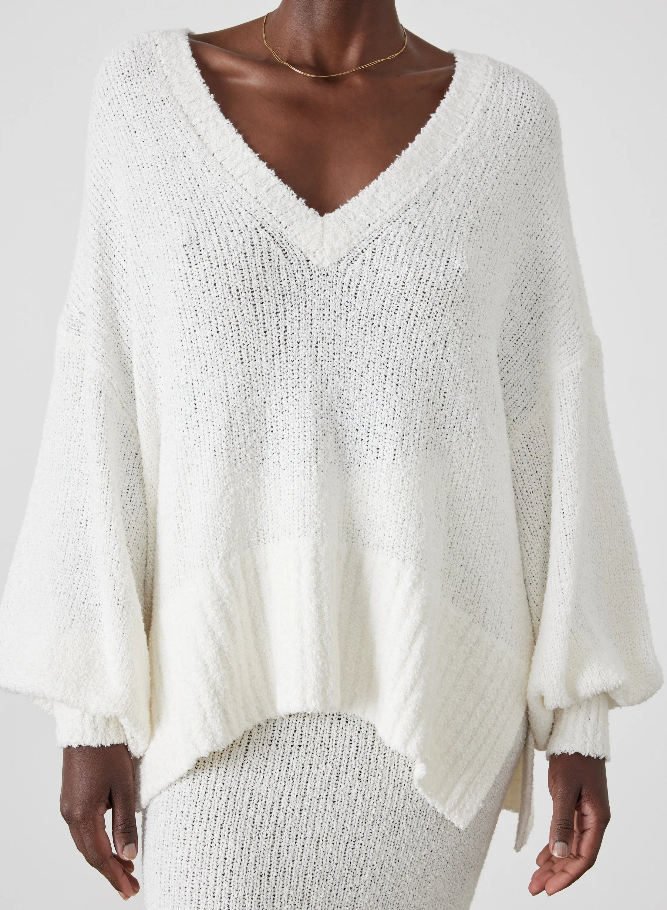 Siona Organic Cotton Cashmere Knit | Cream