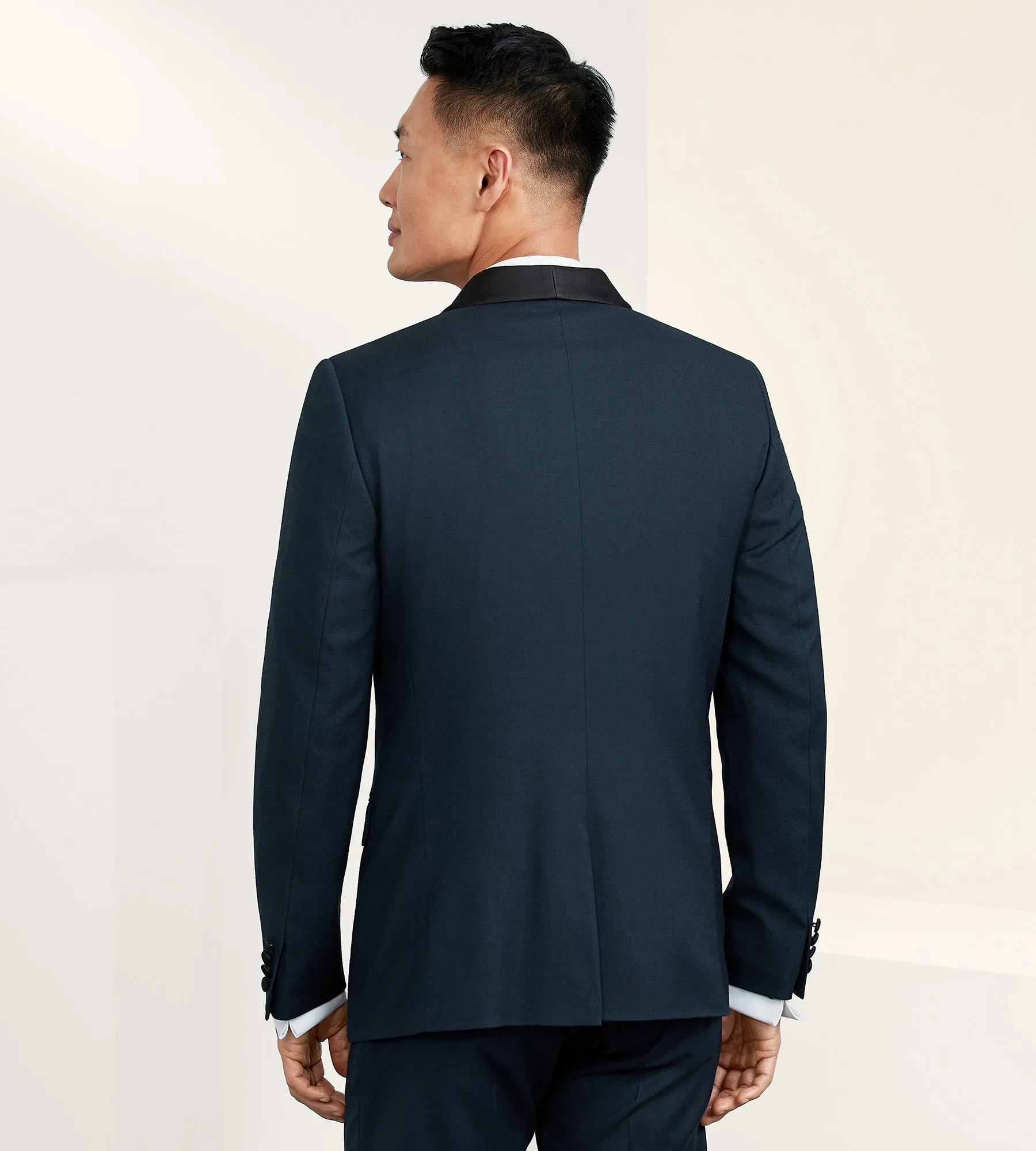 Slim Fit Stretch Shawl Collar Tuxedo