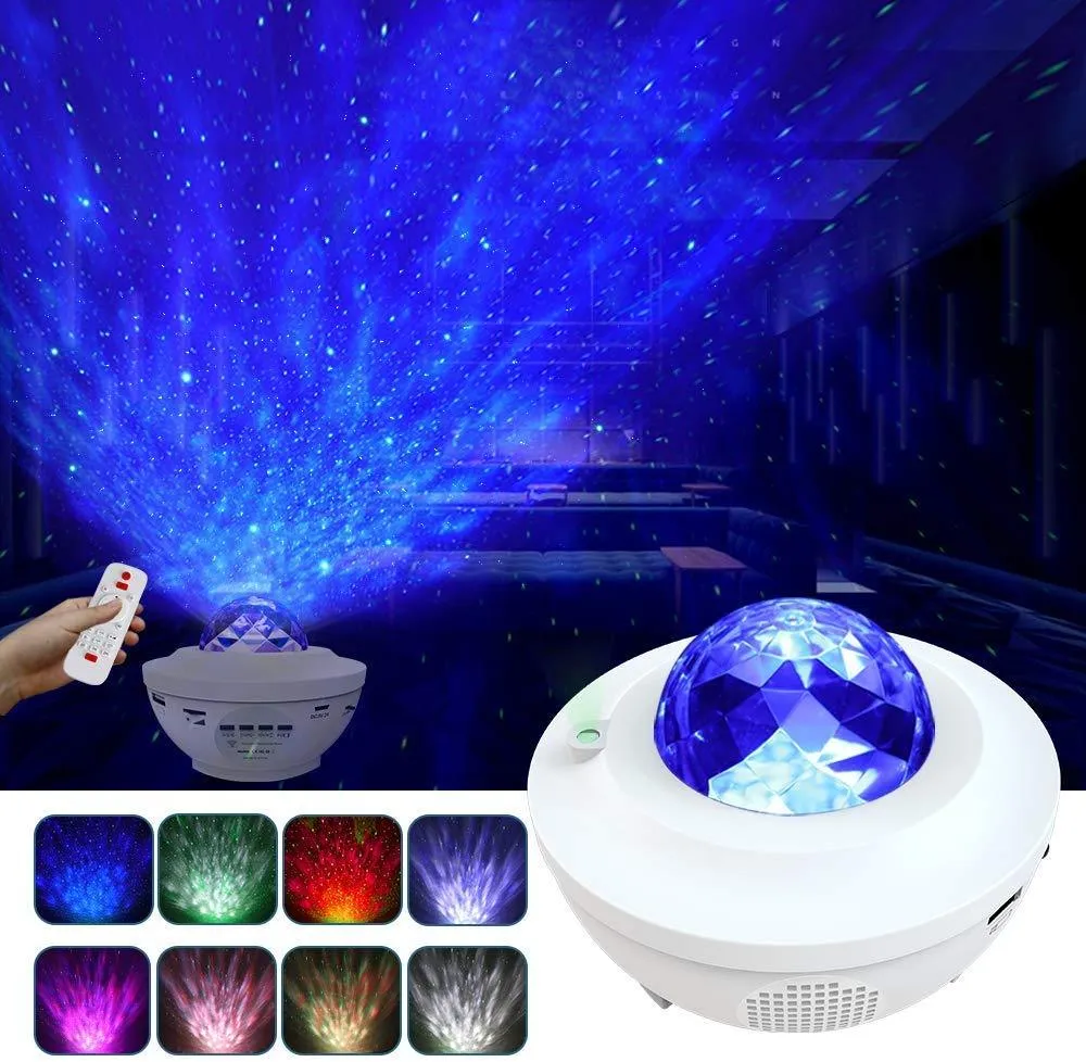 Starry Sky Galaxy Projector Wave Simulator