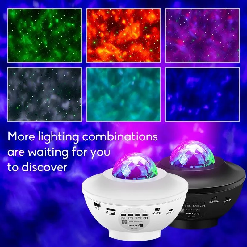 Starry Sky Galaxy Projector Wave Simulator