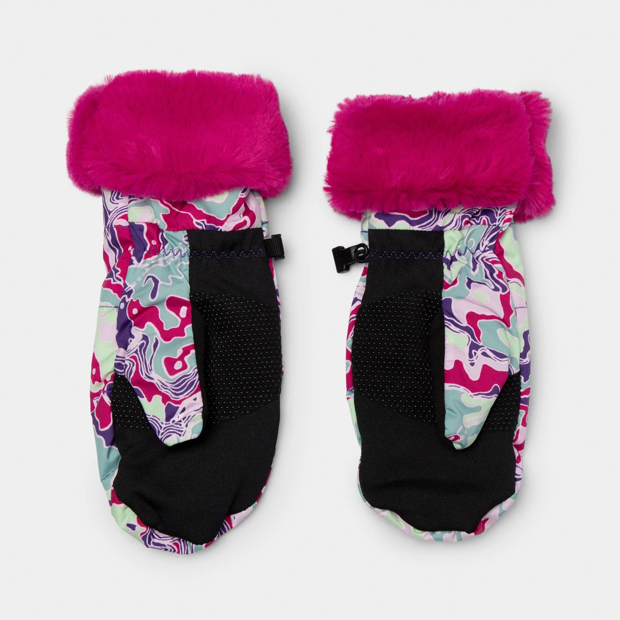 The North Face Kids' Mossbud Swirl Mitt / Peak Purple Terrain