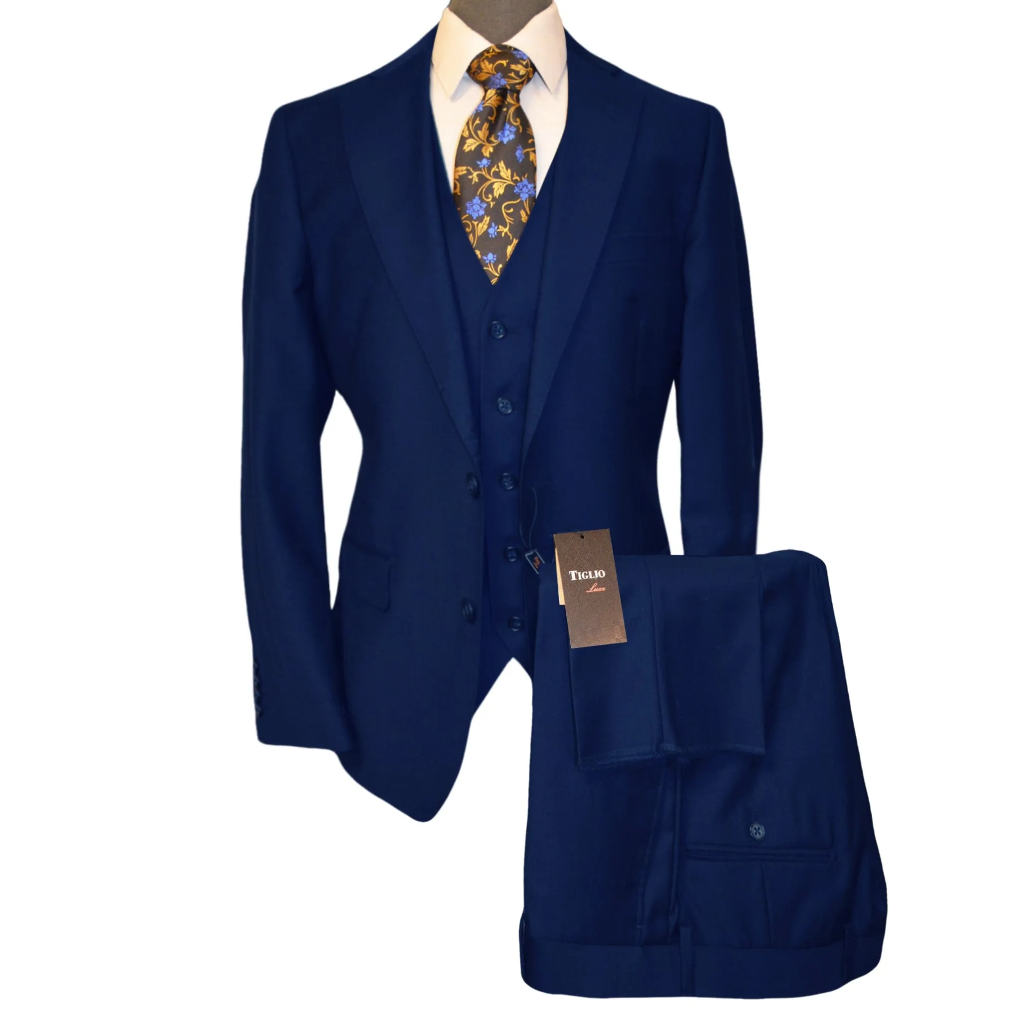 TIGLIO LUXE / DOLCETTO VESTED MODERN FIT SUIT