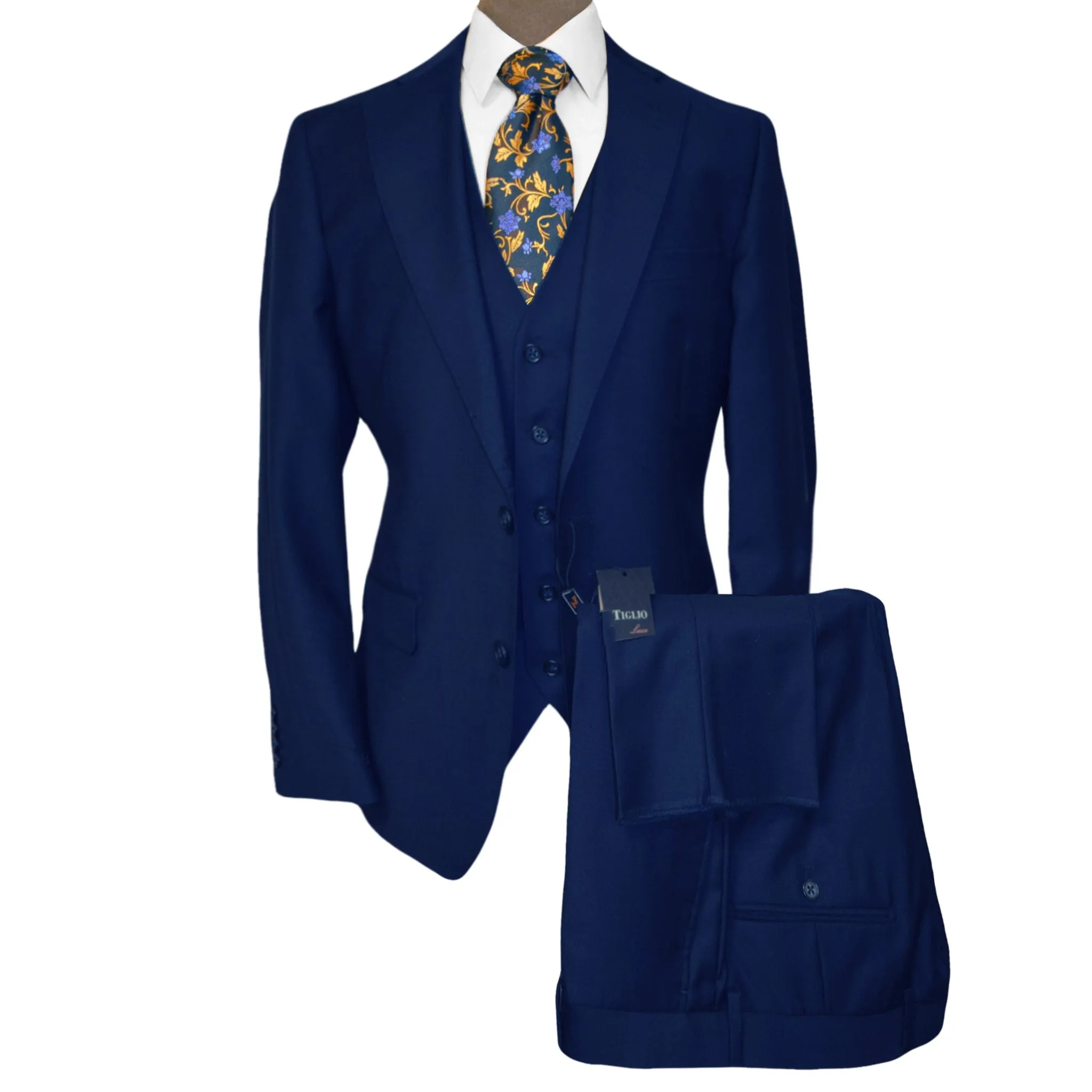 TIGLIO LUXE / DOLCETTO VESTED MODERN FIT SUIT