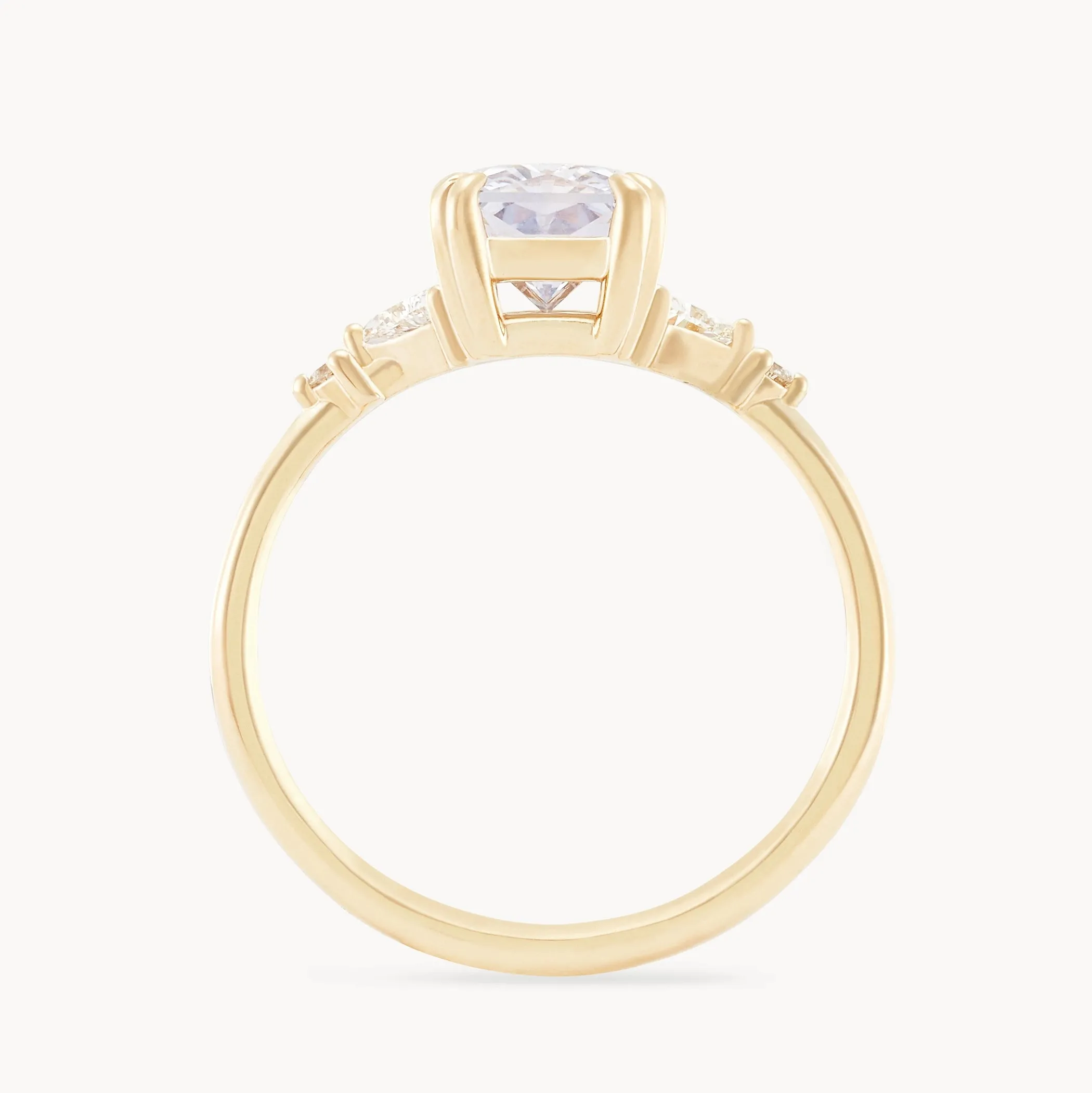 twilight mist one-of-a-kind - 14k yellow gold ring, lavender sapphire AC