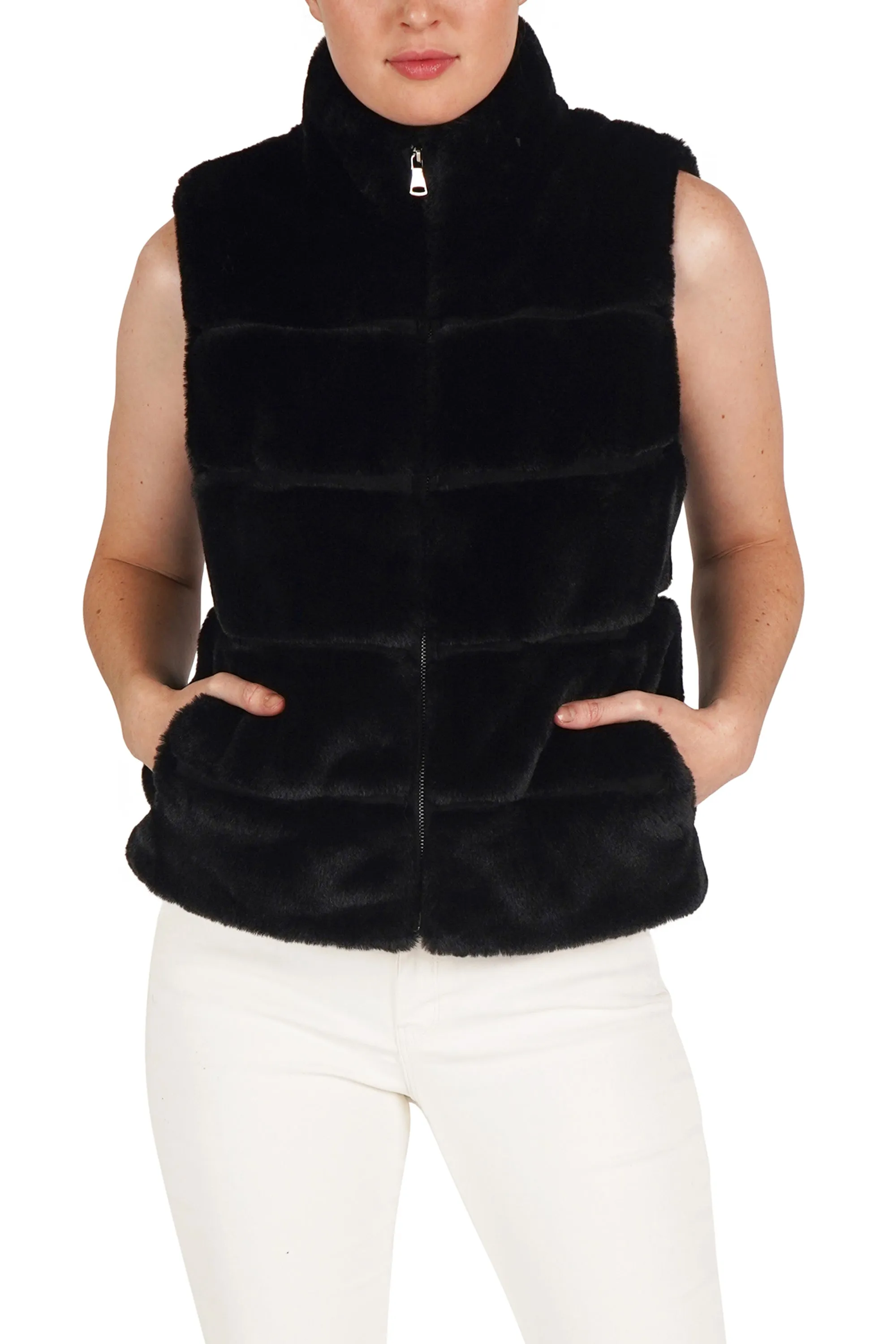 Vince Faux Fur Vest