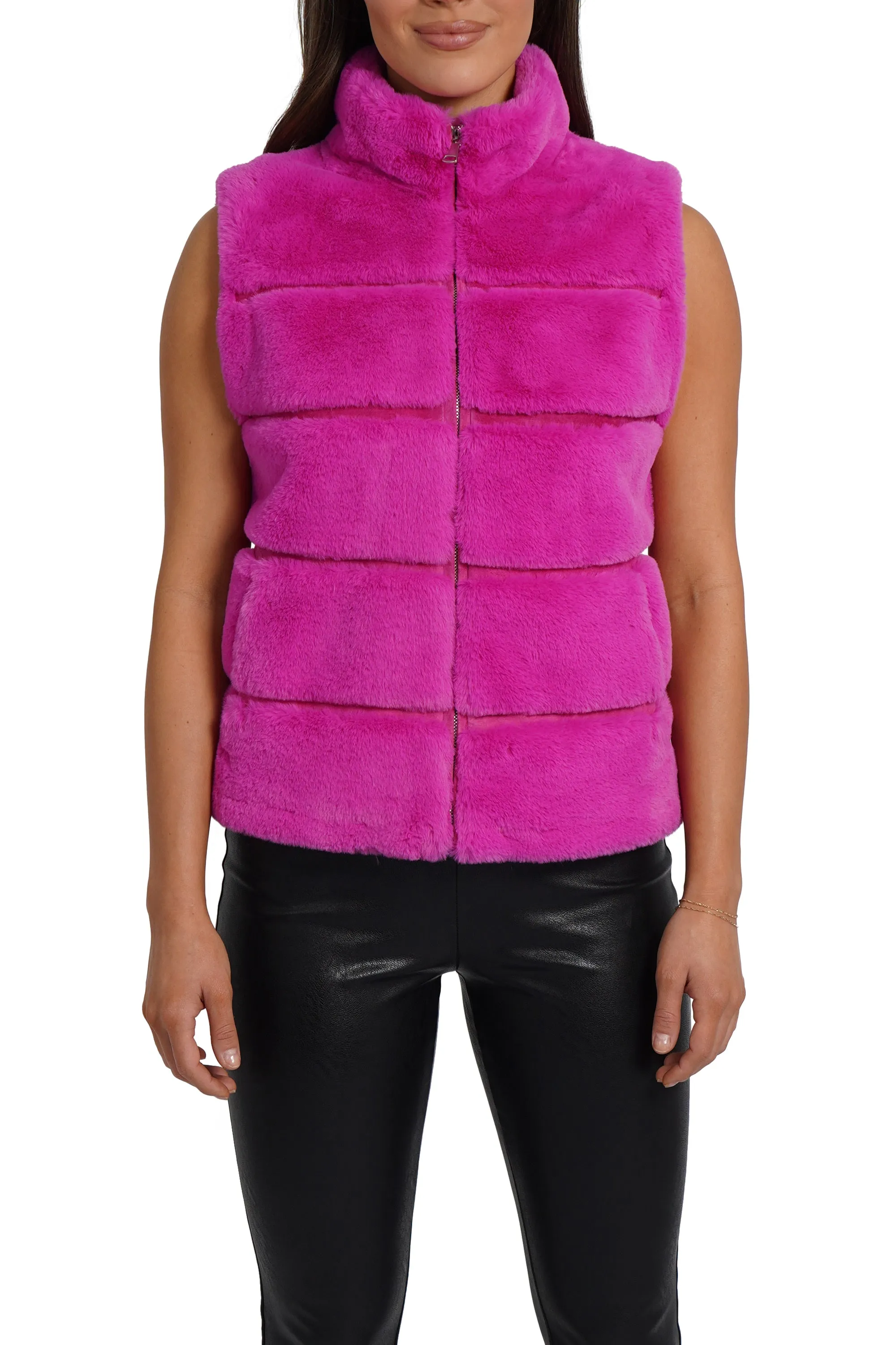 Vince Faux Fur Vest