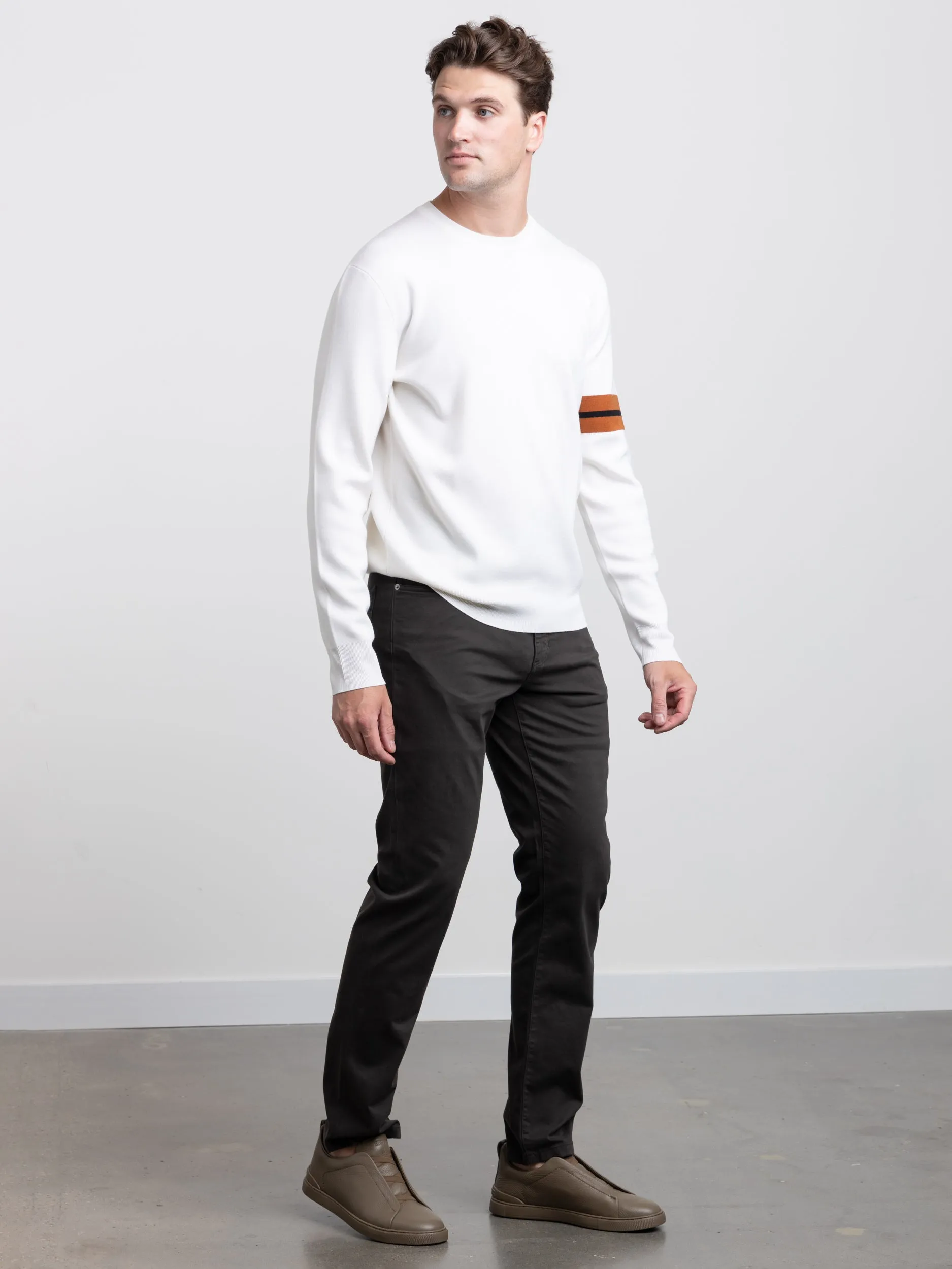 White High Performance™ Wool Crewneck