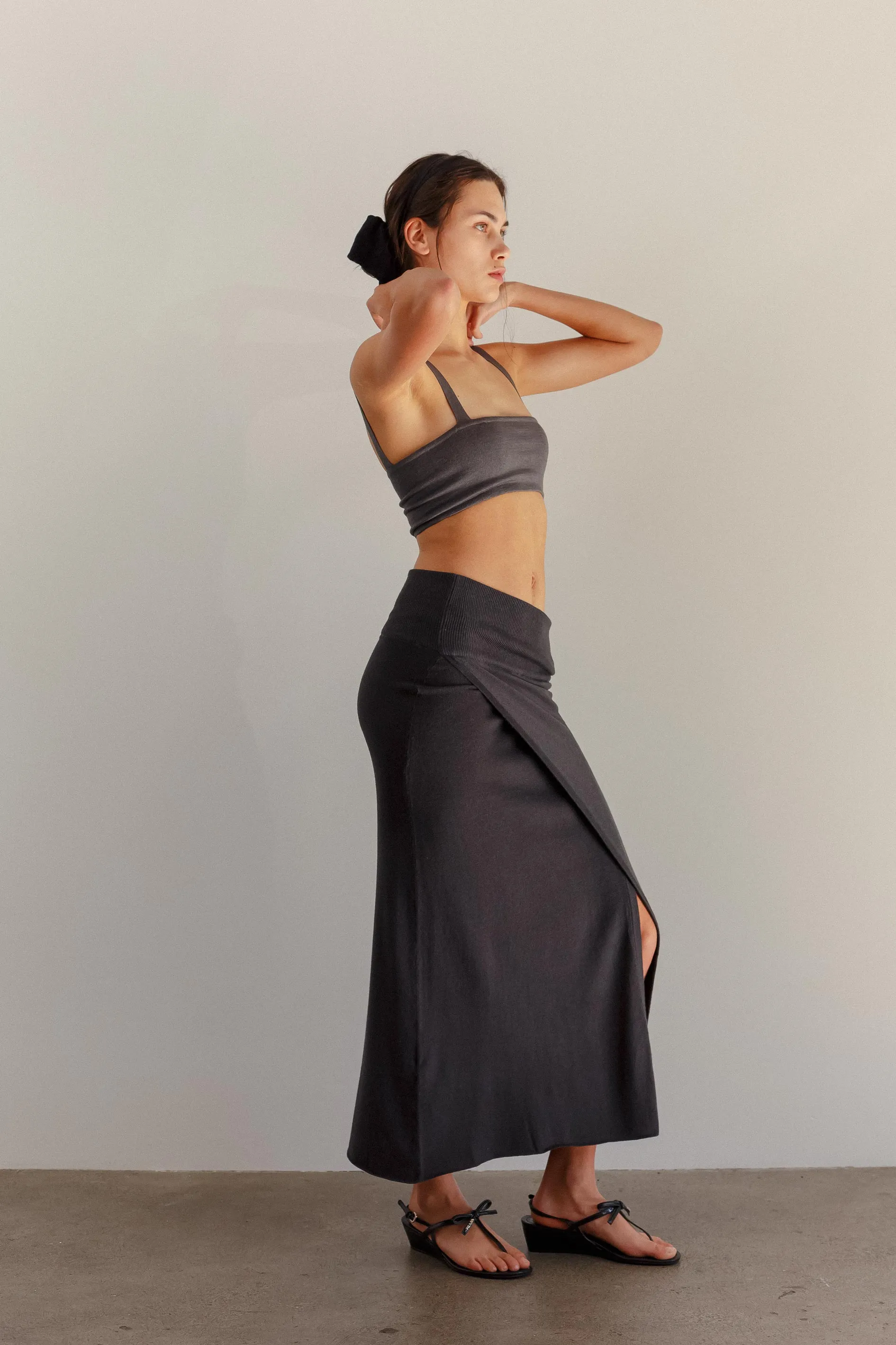 Wuru Cashmere Cotton Skirt