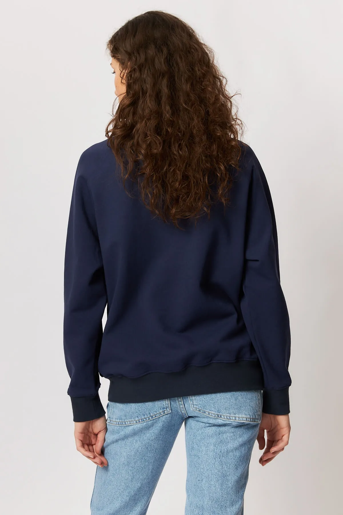 x The Wasted Hour Sweater Navy