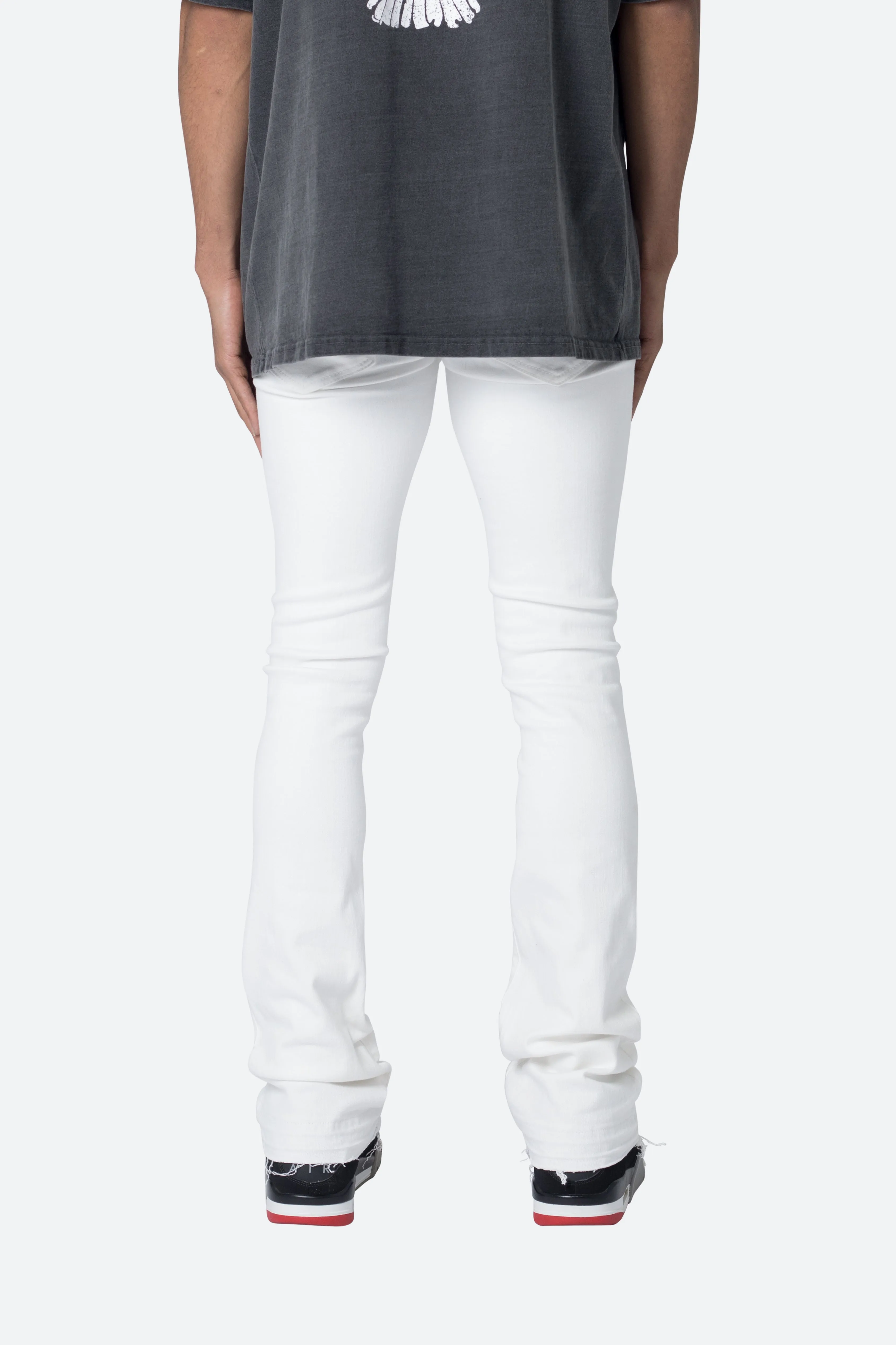 X514 Skinny Stacked Denim - White