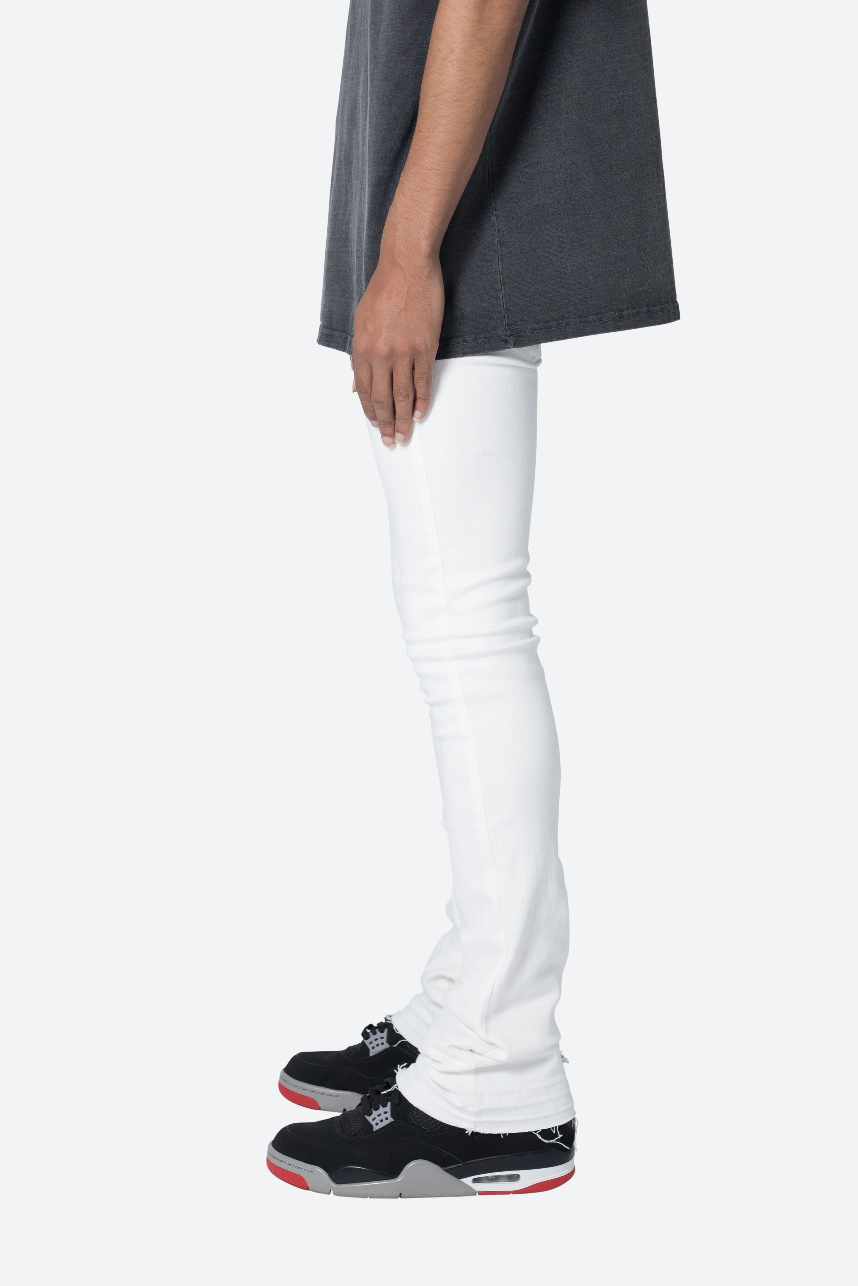 X514 Skinny Stacked Denim - White