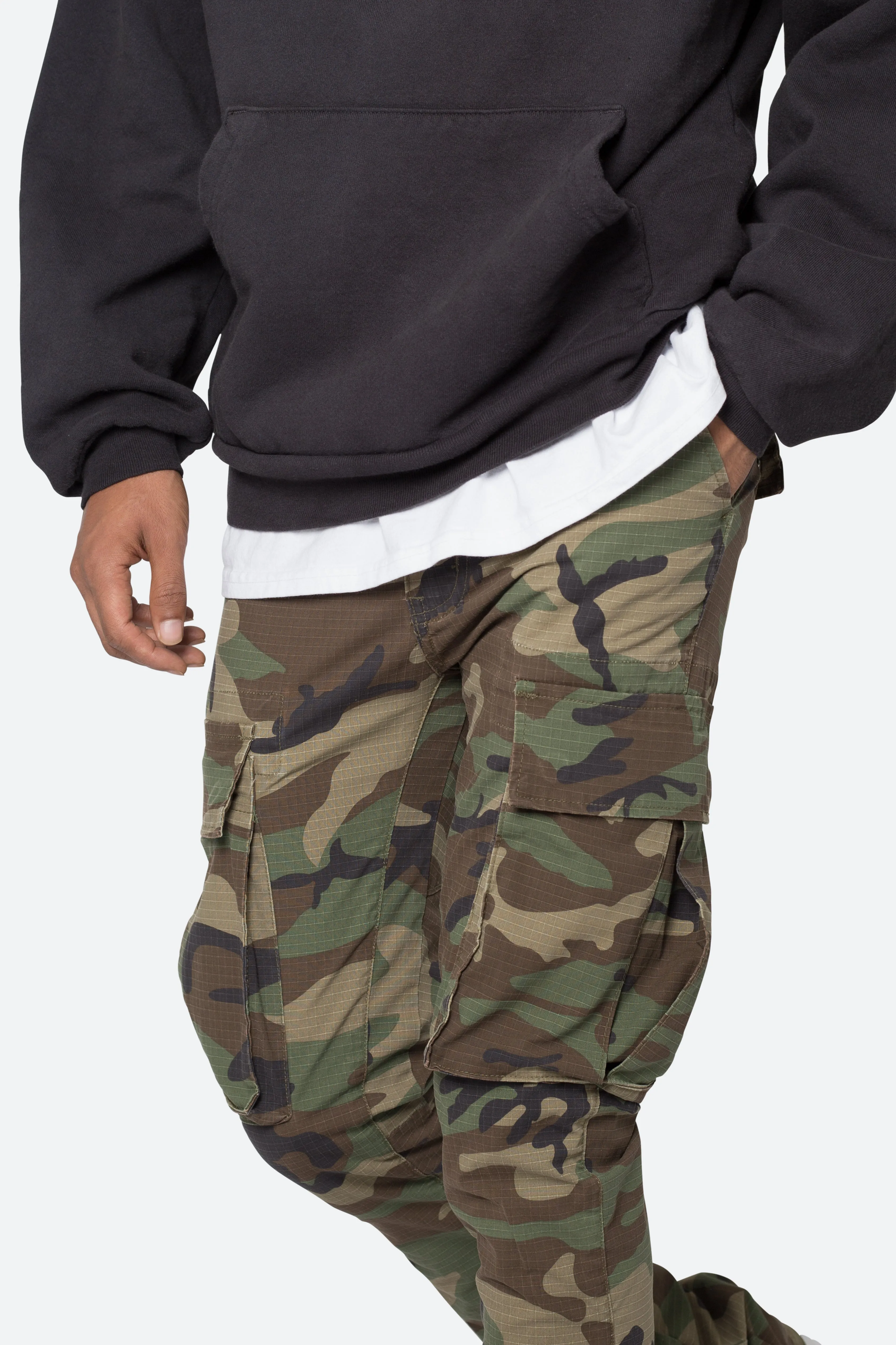 X516 Skinny Stacked Cargo Denim - Camo