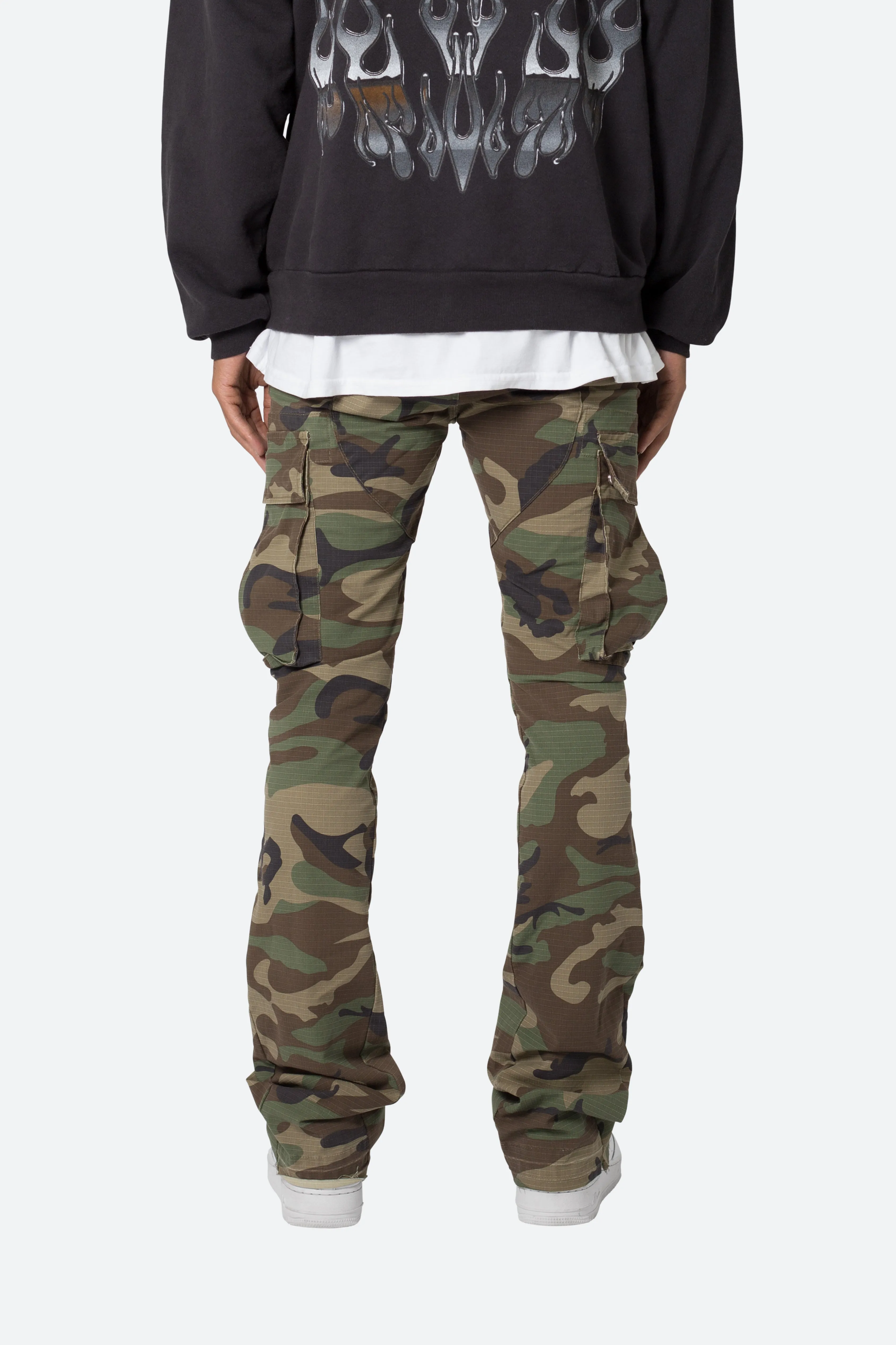 X516 Skinny Stacked Cargo Denim - Camo