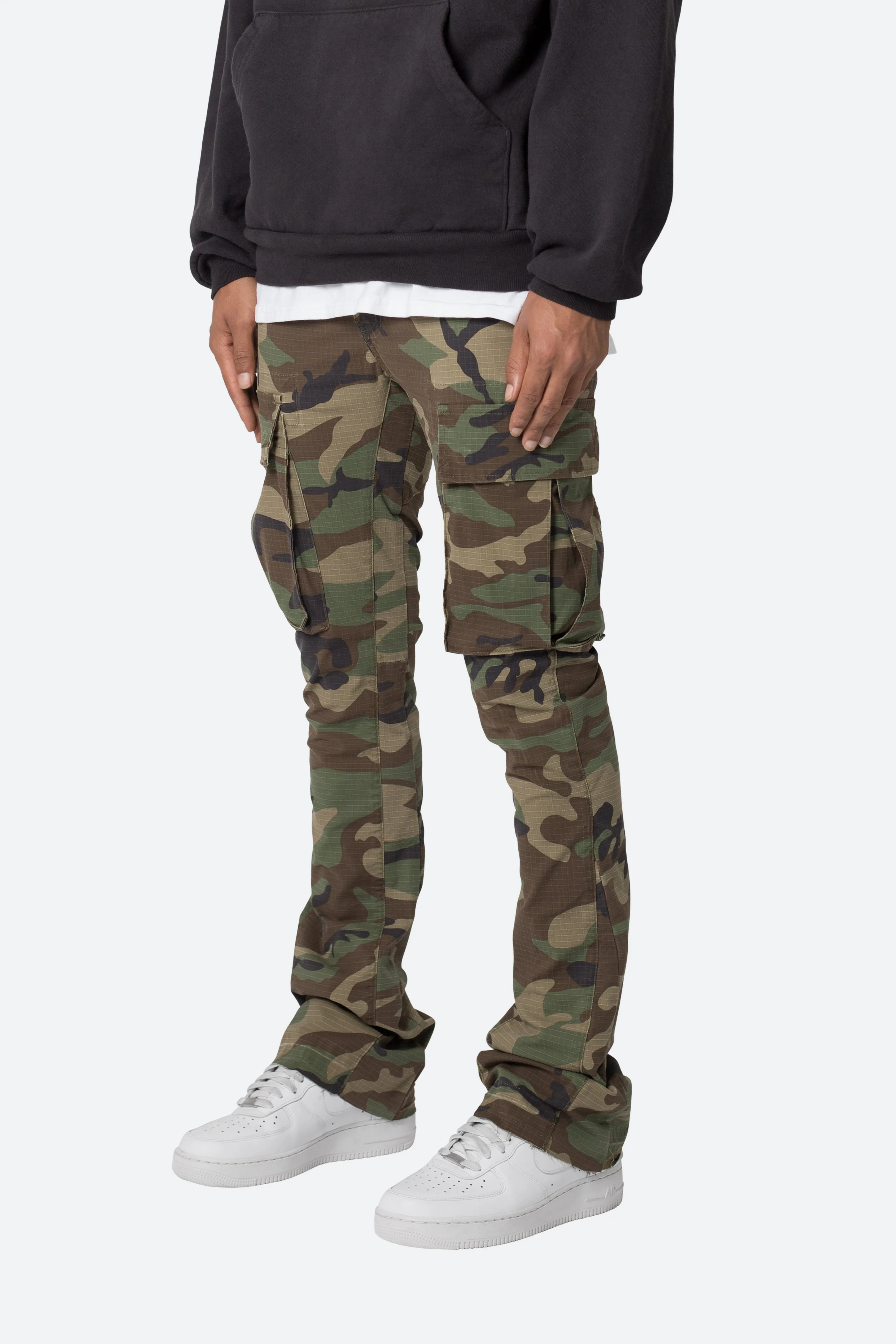 X516 Skinny Stacked Cargo Denim - Camo