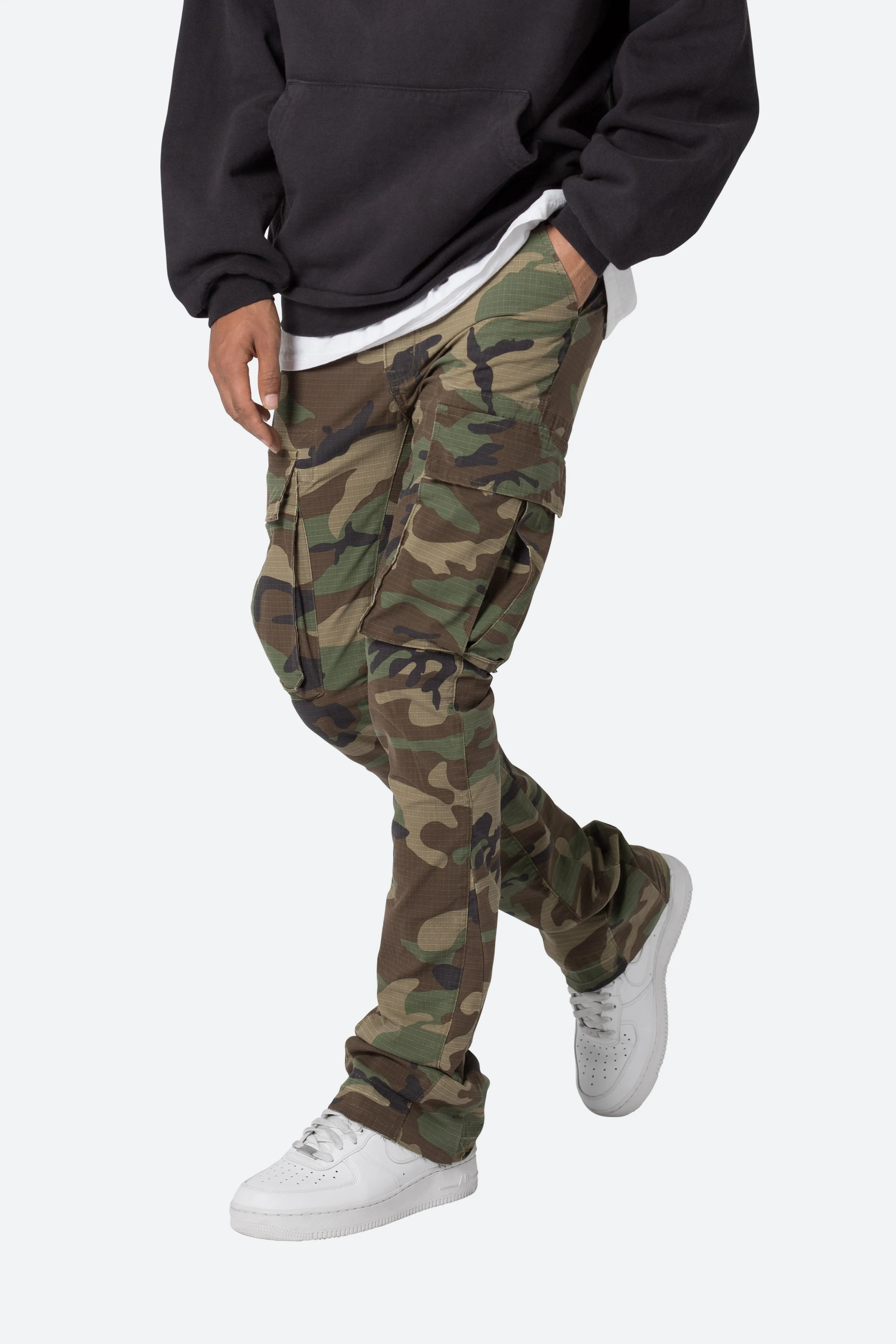 X516 Skinny Stacked Cargo Denim - Camo