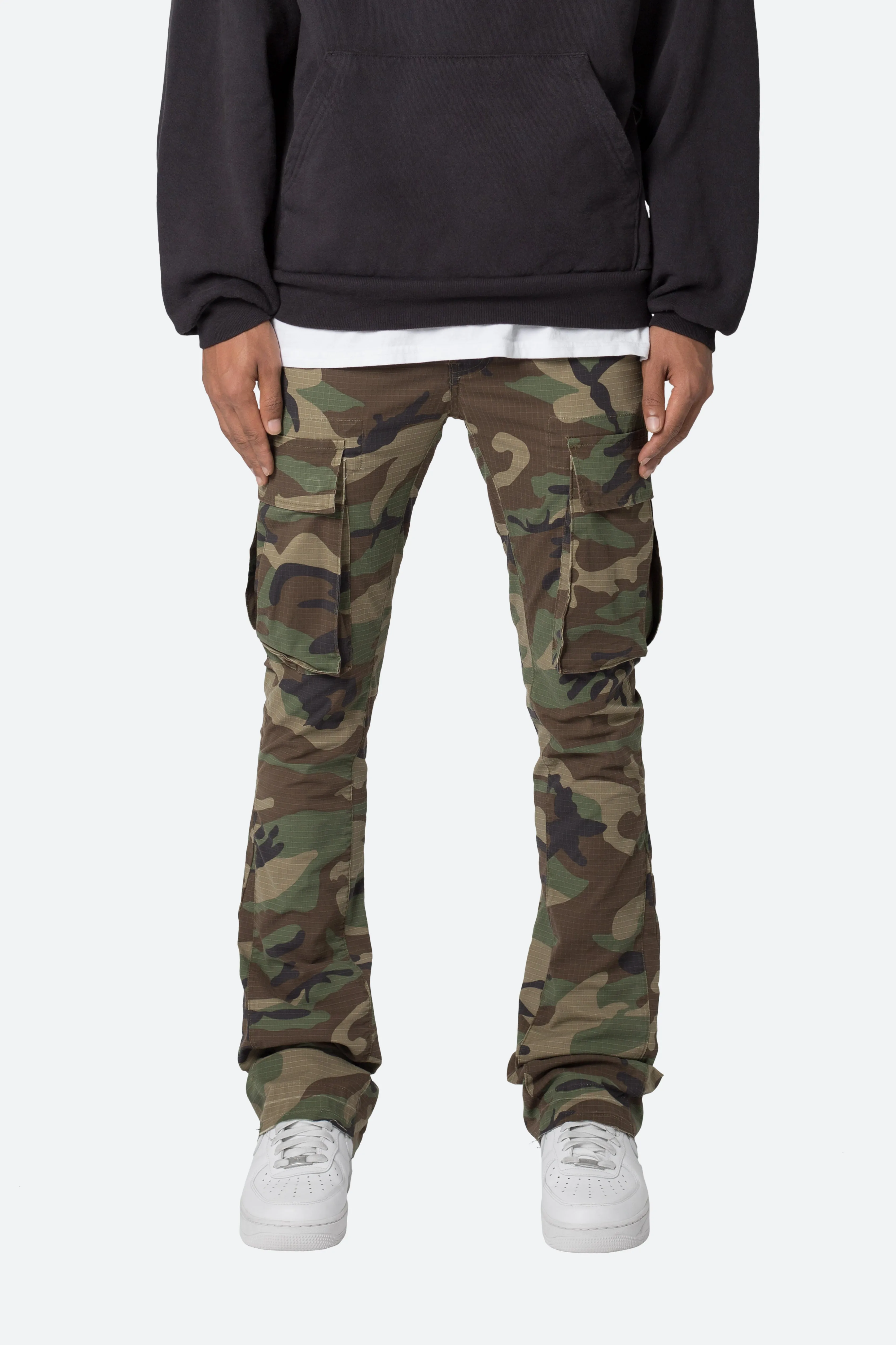 X516 Skinny Stacked Cargo Denim - Camo