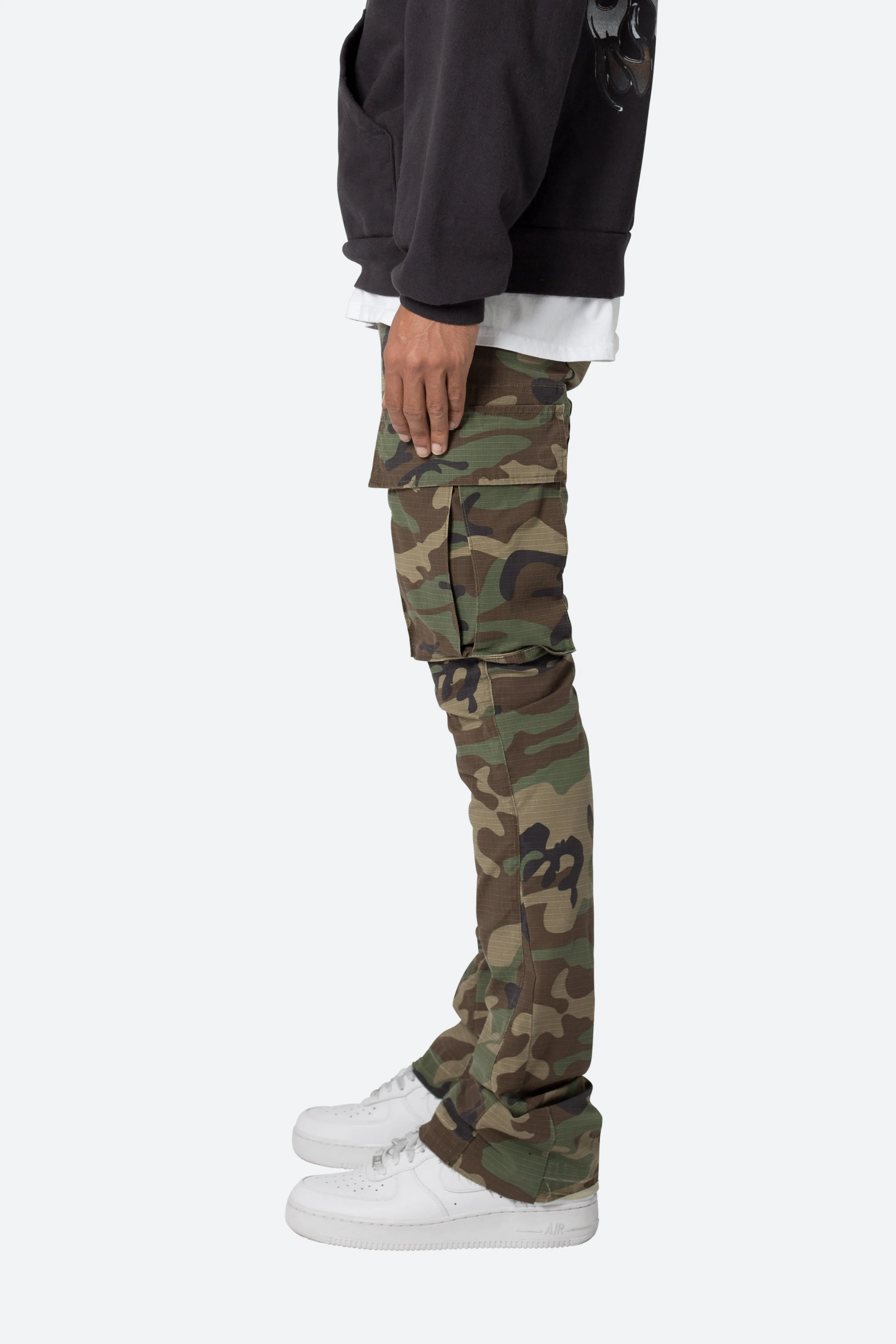 X516 Skinny Stacked Cargo Denim - Camo