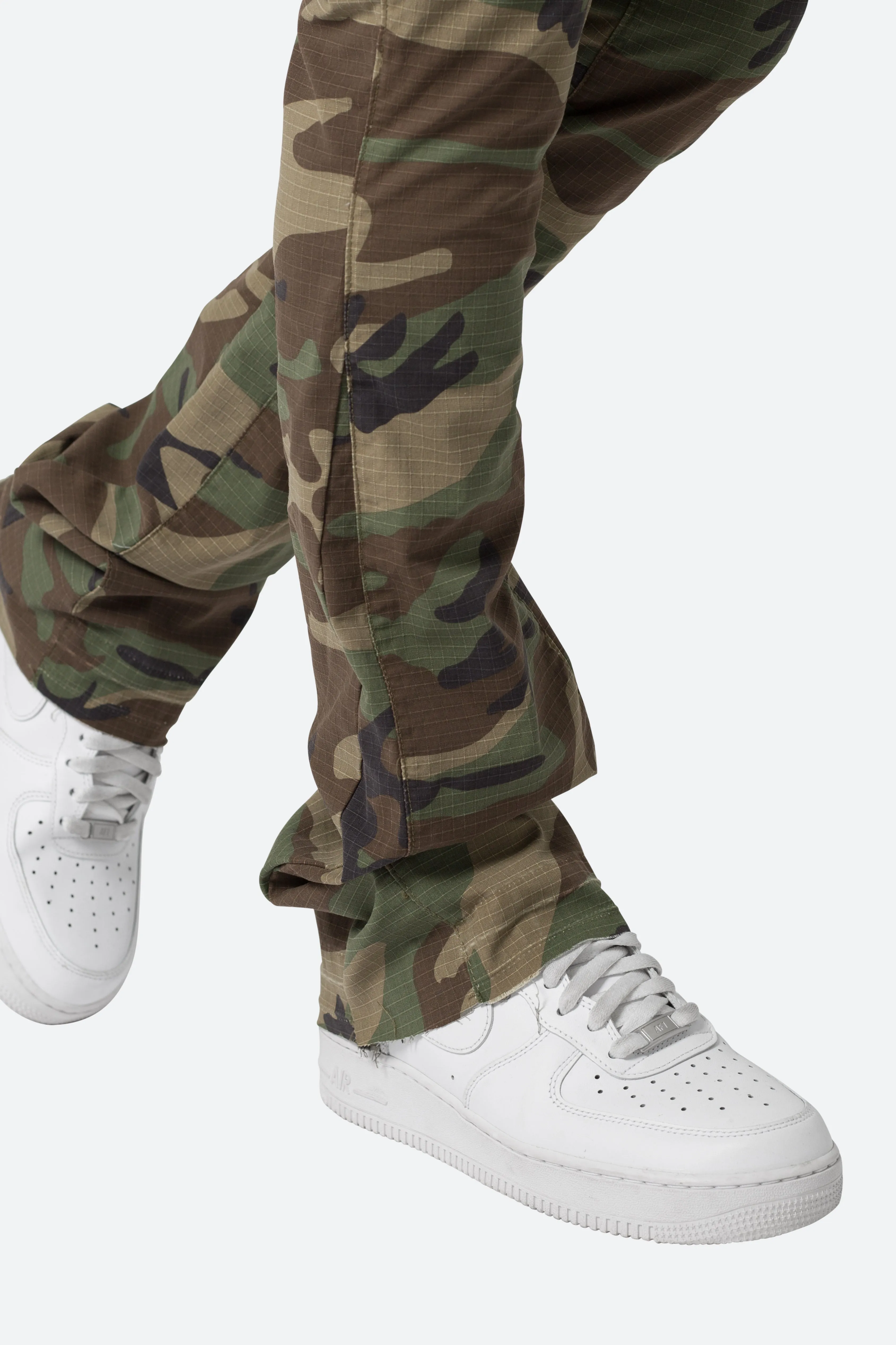 X516 Skinny Stacked Cargo Denim - Camo