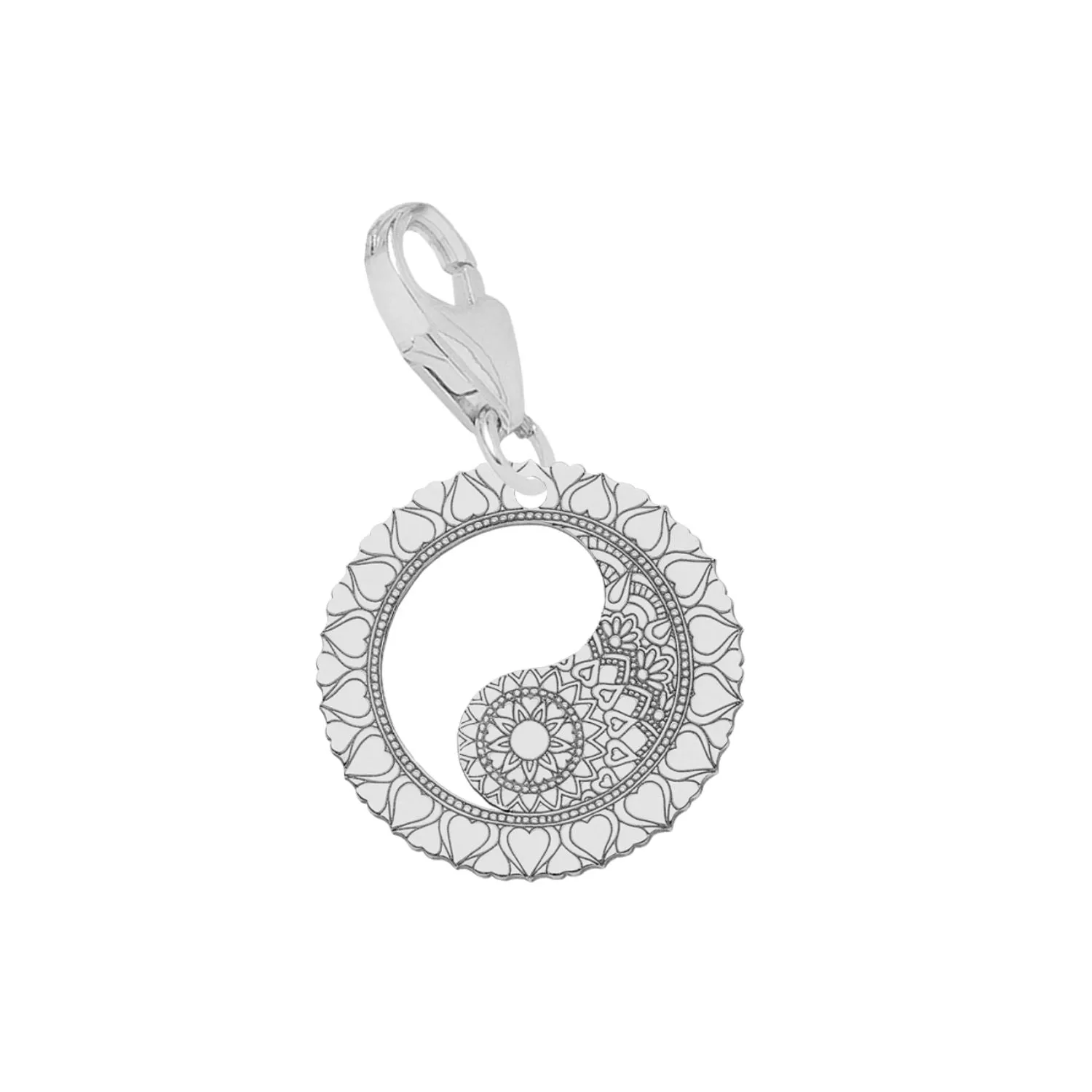 Yin Yang Mandala Charm